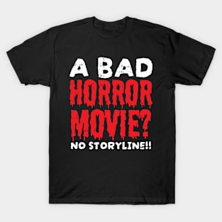 Scary Bloody Classic Horror Slasher Movies Film Lovers T-Shirt